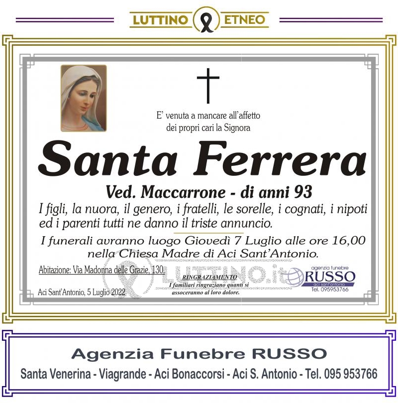 Santa Ferrera 